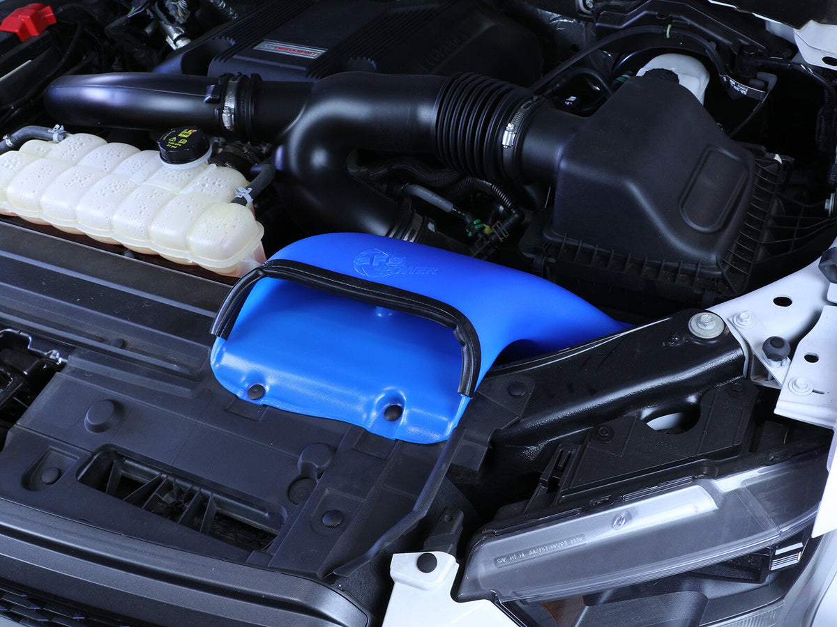Dynamic Air Scoop D.A.S. Blue Ford F-150/Raptor 15-20 V6-2.7L (tt)/V6-3.5L (tt)/V8-5.0L aFe Power aFe Power