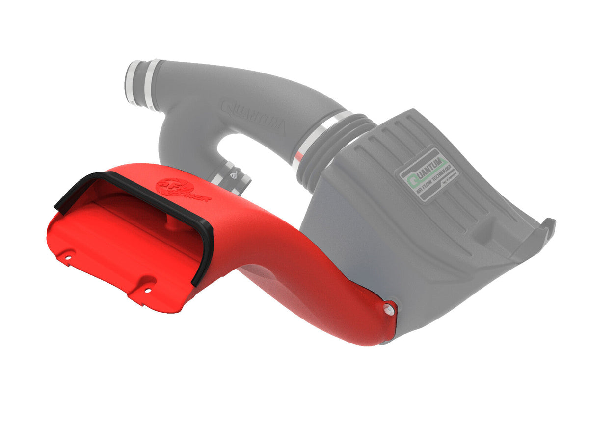 Dynamic Air Scoop D.A.S. Red Ford F-150/Raptor 15-20 V6-2.7L (tt)/V6-3.5L (tt)/V8-5.0L aFe Power aFe Power
