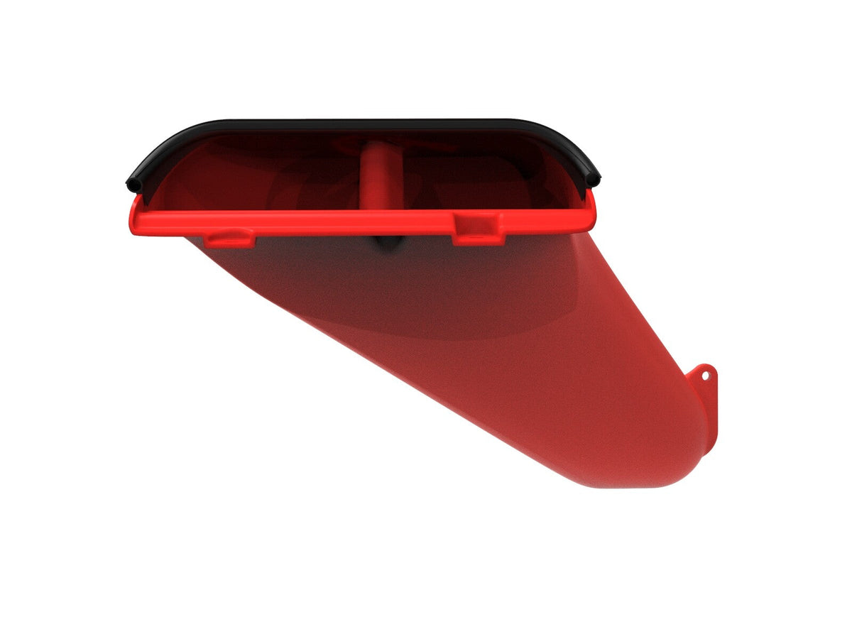 Dynamic Air Scoop D.A.S. Red Ford F-150/Raptor 15-20 V6-2.7L (tt)/V6-3.5L (tt)/V8-5.0L aFe Power aFe Power