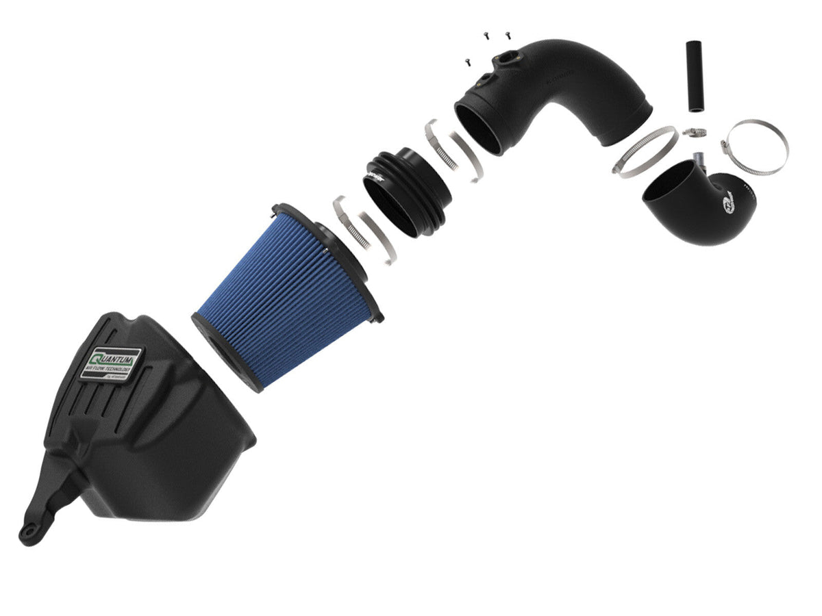 Quantum Cold Air Intake System w/ Pro 5R Filter Dodge Ram Diesel Trucks 10-12 L6-6.7L (td) aFe Power aFe Power
