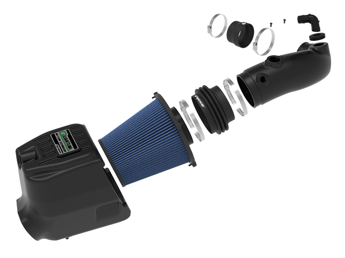 Quantum Cold Air Intake System w/ Pro 5R Filter Ford Diesel Trucks 08-10 V8-6.4L (td) aFe Power aFe Power