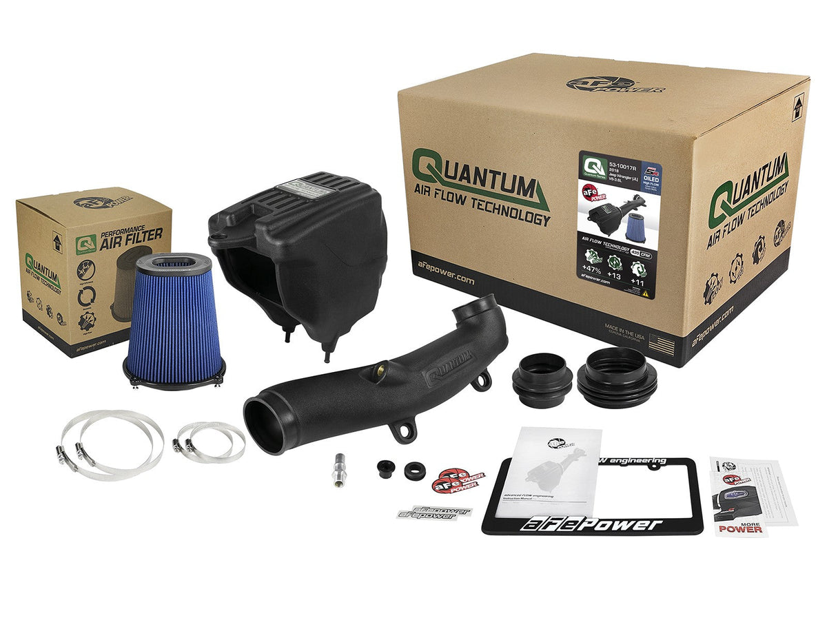 Quantum Cold Air Intake System w/ Pro 5R Filter Jeep Wrangler (Jl)/Gladiator (Jt) 18-26 V6-3.6L aFe Power aFe Power