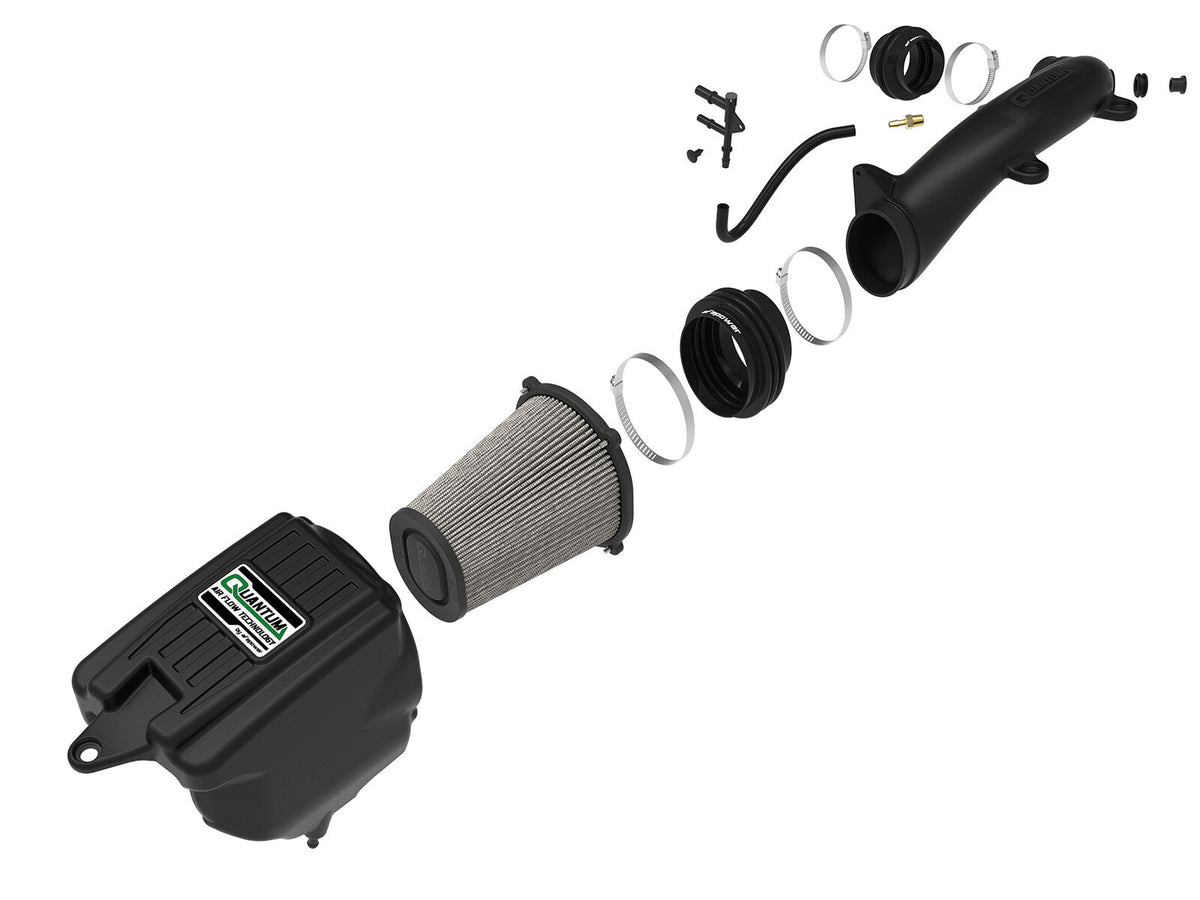 Quantum Cold Air Intake System w/ Pro Dry S Filter Jeep Wrangler (Jl) 18-23 L4-2.0L (t) aFe Power aFe Power