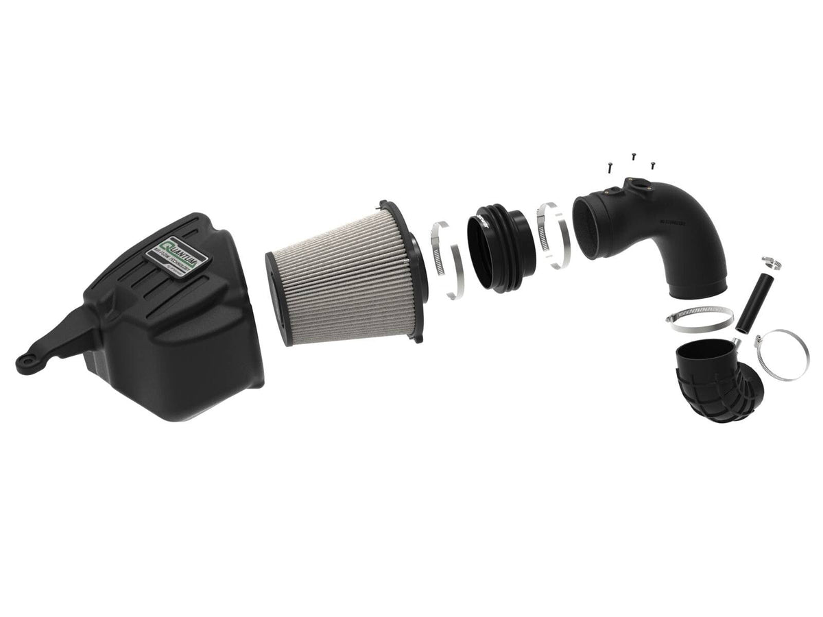 Quantum Cold Air Intake System w/ Pro Dry S Filter Dodge Diesel Trucks 07.5-09 L6-6.7L (td) aFe Power aFe Power