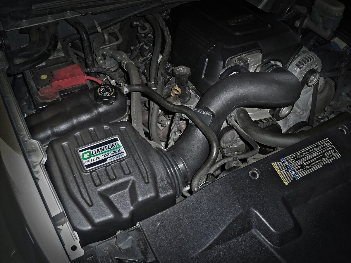 Quantum Cold Air Intake System w/ Pro 5R Filter GM Silverado/Sierra 09-13 V8-4.8/5.3/6.2L aFe Power aFe Power