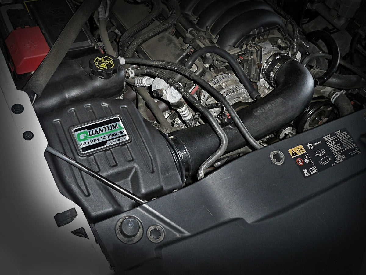 Quantum Cold Air Intake System w/ Pro 5R Filter GM Silverado/Sierra 1500 14-19 V8-5.3/6.2L aFe Power aFe Power