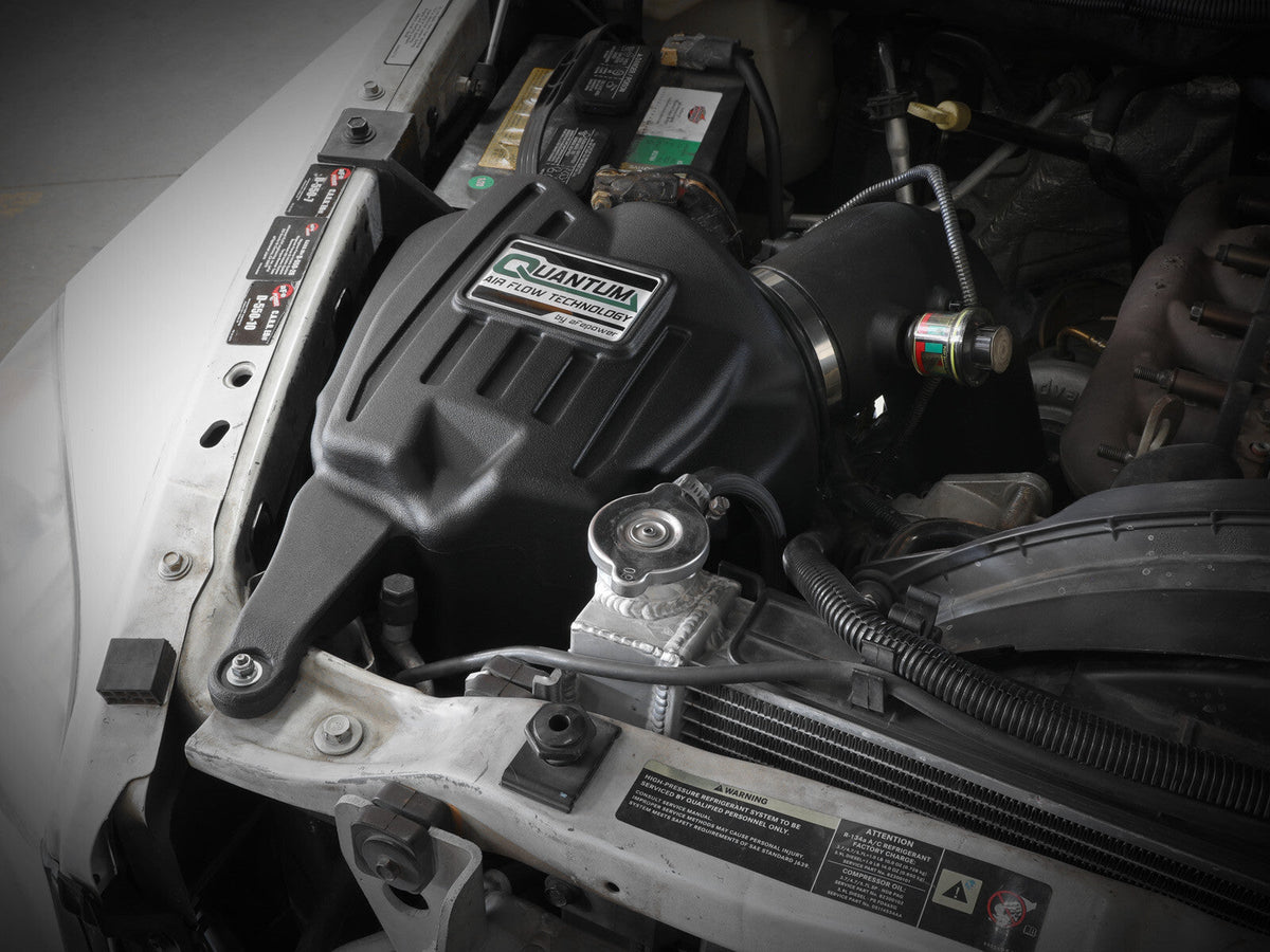 Quantum Cold Air Intake System w/ Pro Dry S Filter Dodge Diesel Trucks 03-07 L6-5.9L (td) aFe Power aFe Power