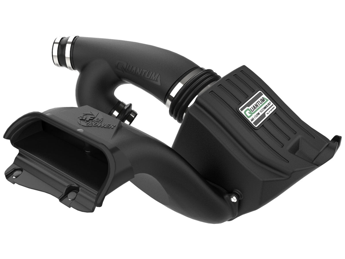 Quantum Cold Air Intake System w/ Pro Dry S Filter Ford F-150/Raptor 15-26 V6-2.7L (tt)/V6-3.5L (tt) aFe Power aFe Power