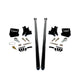 2011-2019 Chevrolet / GMC 58 inch Bolt On Traction Bars 4 inch Axle Diameter Ink Black - HSP Diesel