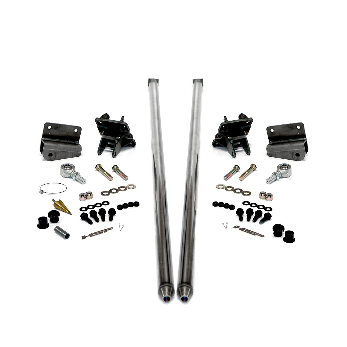 2011-2019 Chevrolet / GMC 58 inch Bolt On Traction Bars 4 inch Axle Diameter Raw HSP Diesel