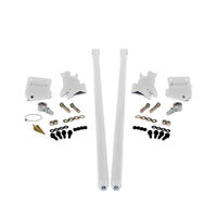 2011-2019 Chevrolet / GMC 58 inch Bolt On Traction Bars 4 inch Axle Diameter Polar White - HSP Diesel