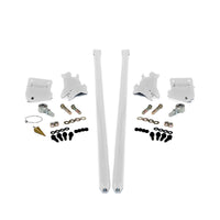 2011-2019 Chevrolet / GMC 58 inch Bolt On Traction Bars 4 inch Axle Diameter Polar White HSP Diesel
