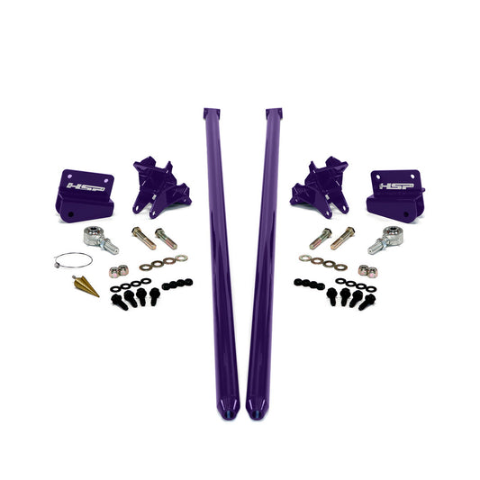 2011-2019 Chevrolet / GMC 70 inch Bolt On Traction Bars 4 inch Axle Diameter Illusion Purple - HSP Diesel