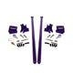 2011-2019 Chevrolet / GMC 70 inch Bolt On Traction Bars 4 inch Axle Diameter Illusion Purple - HSP Diesel