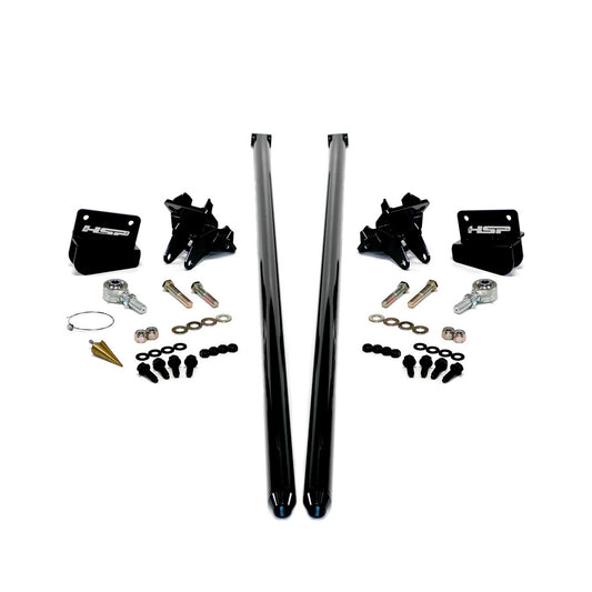 2011-2019 Chevrolet / GMC 70 inch Bolt On Traction Bars 4 inch Axle Diameter Ink Black - HSP Diesel