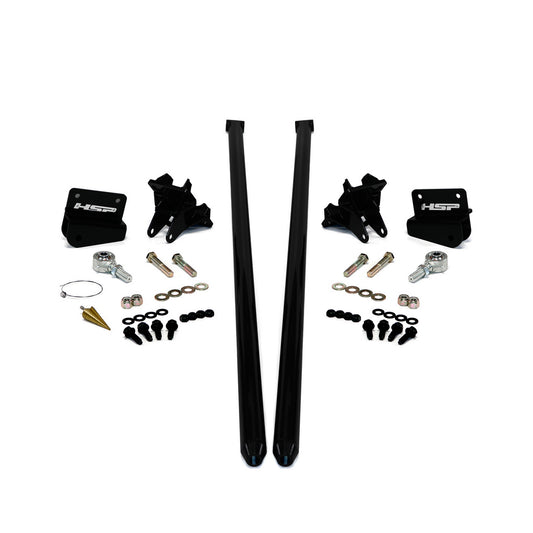 2011-2019 Chevrolet / GMC 70 inch Bolt On Traction Bars 4 inch Axle Diameter Silk Satin Black - HSP Diesel
