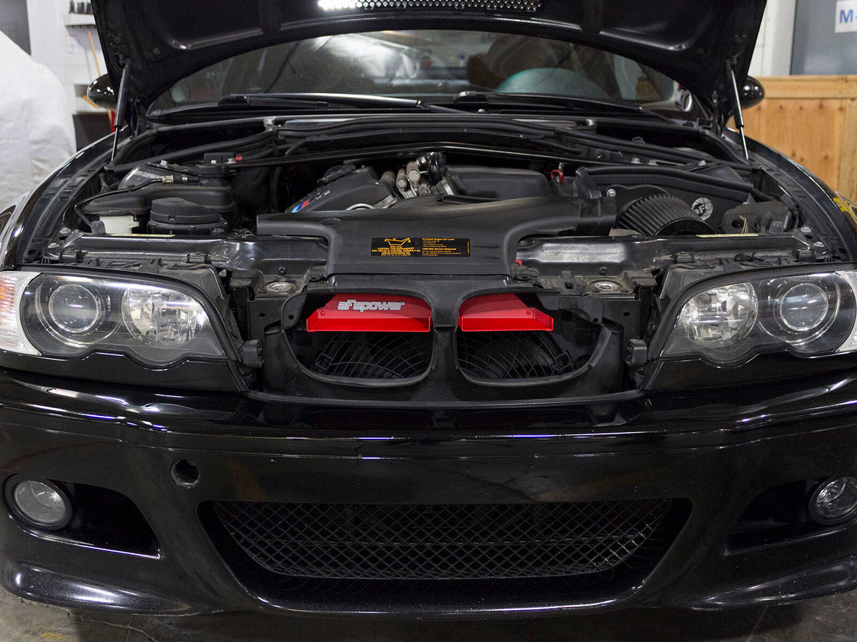 Dynamic Air Scoop D.A.S. Red BMW 323i/325i/330i/M3 (E46) 99-06 L6-2.5/3.0/3.2L aFe Power aFe Power