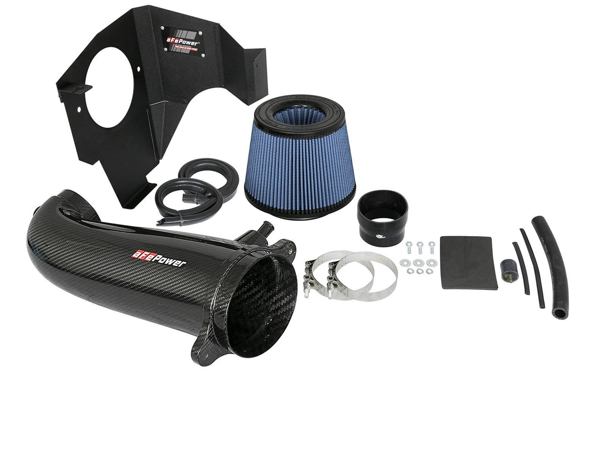 Track Series Carbon Fiber Intake System w/ Pro 5R Filter Dodge Challenger/Charger/Chrysler 300C 11-23 V8-5.7L Hemi aFe Power aFe Power