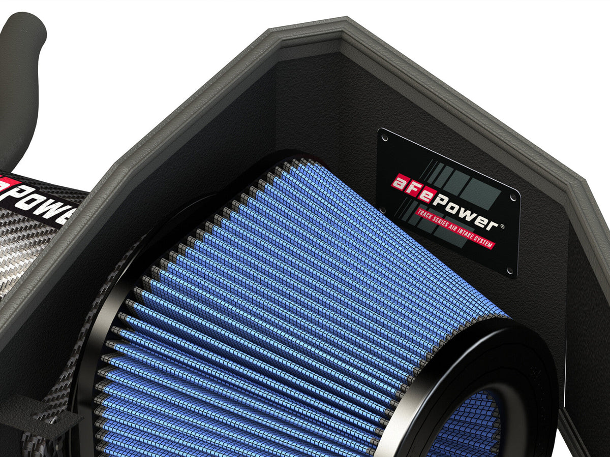 Track Series Carbon Fiber Intake System w/ Pro 5R Filter Dodge Challenger/Charger/ Chrysler 300 SRT8/SRT 11-23 V8-6.4L Hemi aFe Power aFe Power