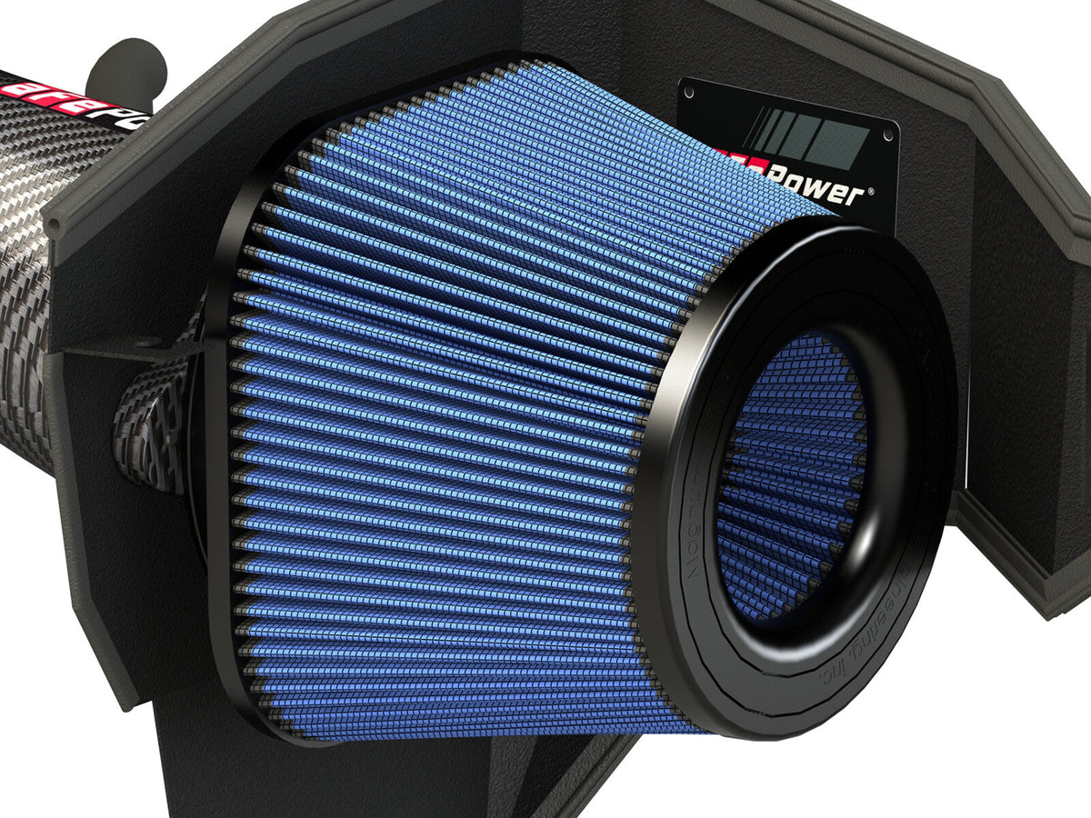 Track Series Carbon Fiber Intake System w/ Pro 5R Filter Dodge Challenger/Charger/ Chrysler 300 SRT8/SRT 11-23 V8-6.4L Hemi aFe Power aFe Power