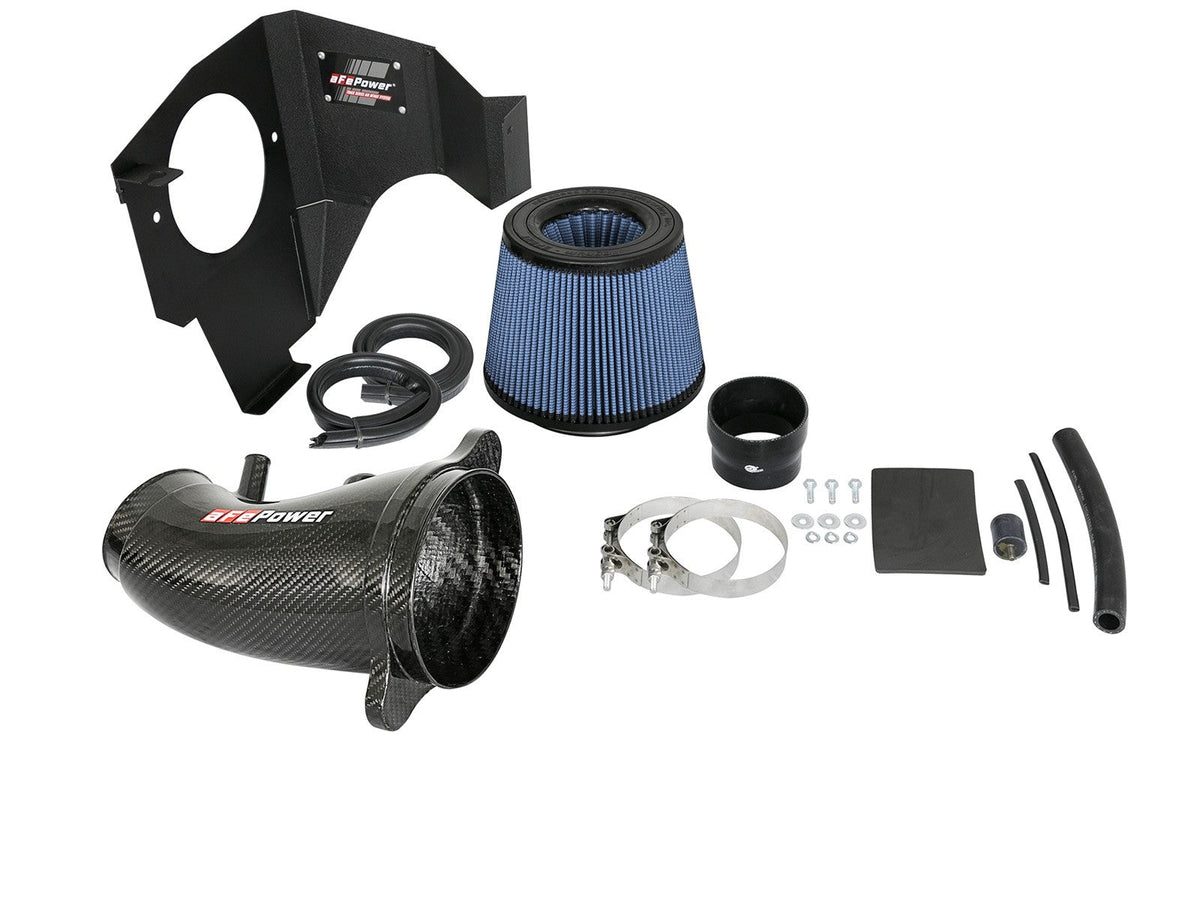 Track Series Carbon Fiber Intake System w/ Pro 5R Filter Dodge Challenger/Charger/ Chrysler 300 SRT8/SRT 11-23 V8-6.4L Hemi aFe Power aFe Power