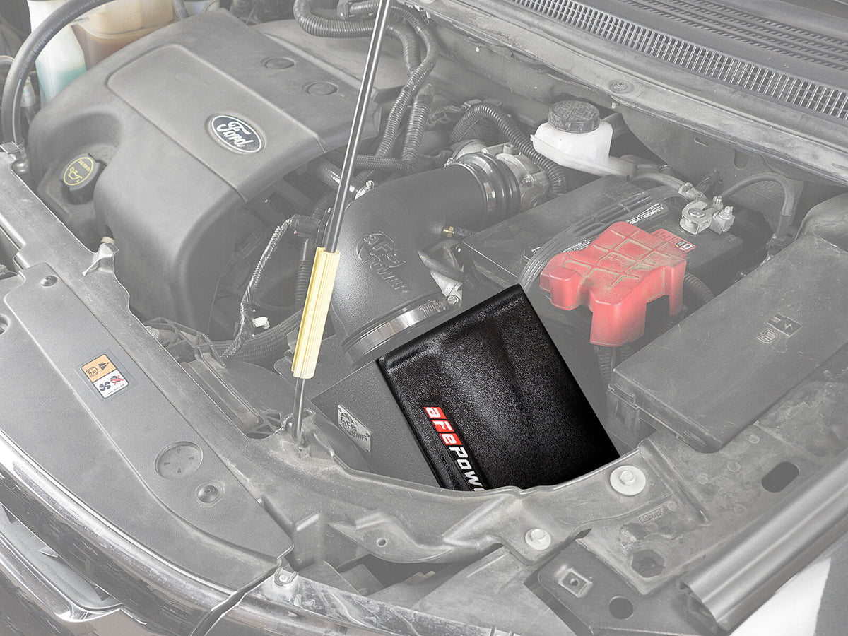 Rapid Induction Intake Cover Black Fits aFe Power Intakes Pn: 51-12842, 54-12842, 54-13025D and 54-13025R aFe Power aFe Power