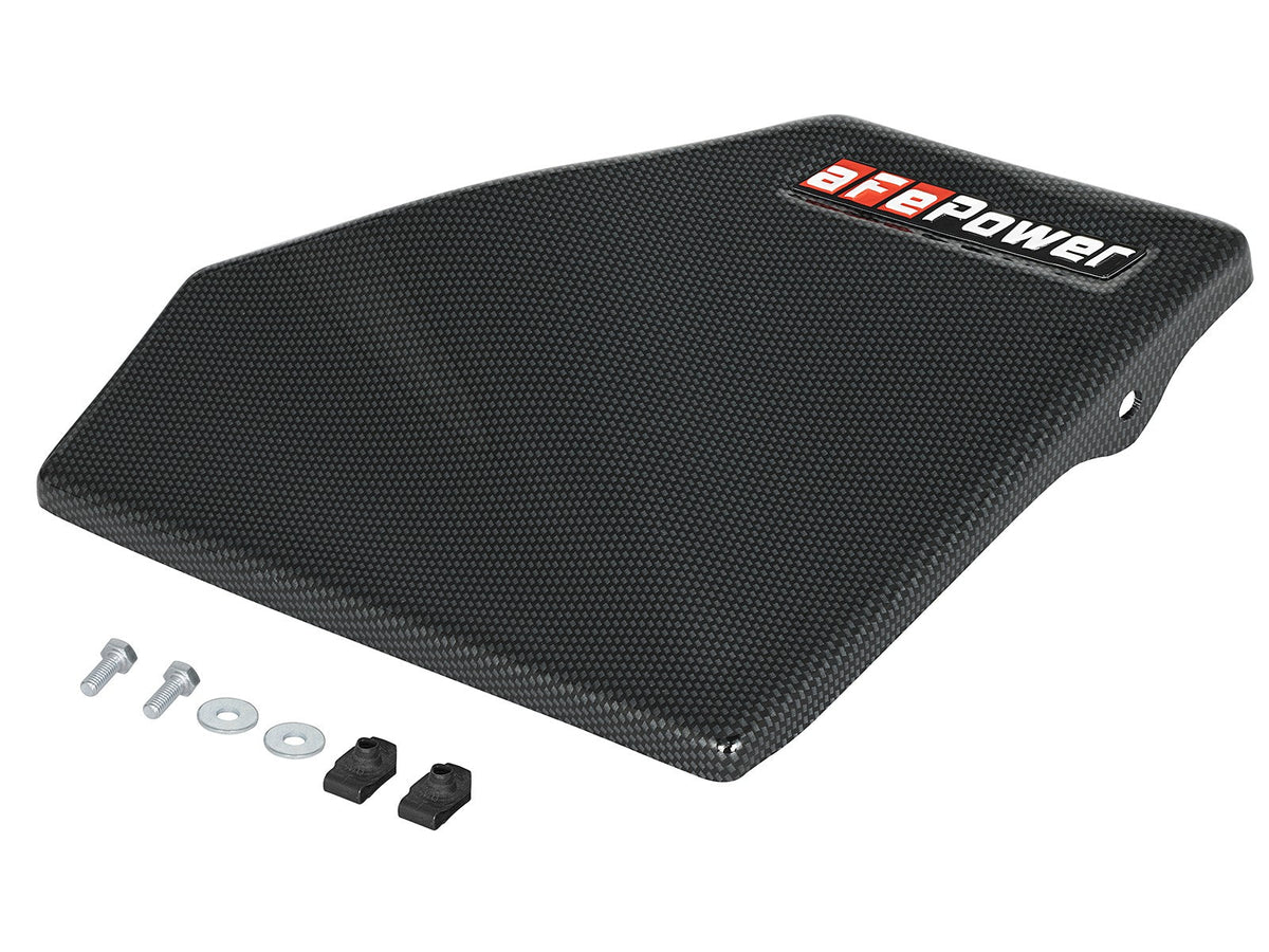 Rapid Induction Cold Air Intake Cover Carbon Fiber Design Fits aFe Power Intakes Pn: 51-12862, 54-12862, 52-10011D and 52-10011R aFe Power aFe Power
