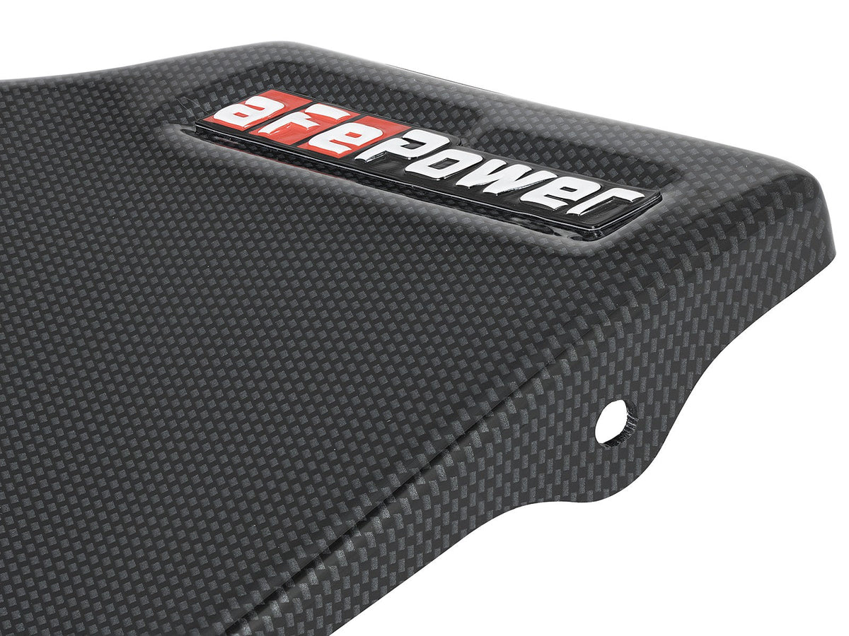Rapid Induction Cold Air Intake Cover Carbon Fiber Design Fits aFe Power Intakes Pn: 51-12862, 54-12862, 52-10011D and 52-10011R aFe Power aFe Power