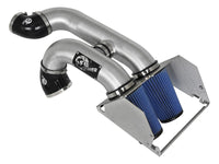 Rapid Induction Cold Air Intake System w/ Pro 5R Filter Brushed Ford F-150/Raptor 17-20 V6-3.5L (tt)/Expedition 18-21 V6-3.5L (tt) aFe Power aFe Power