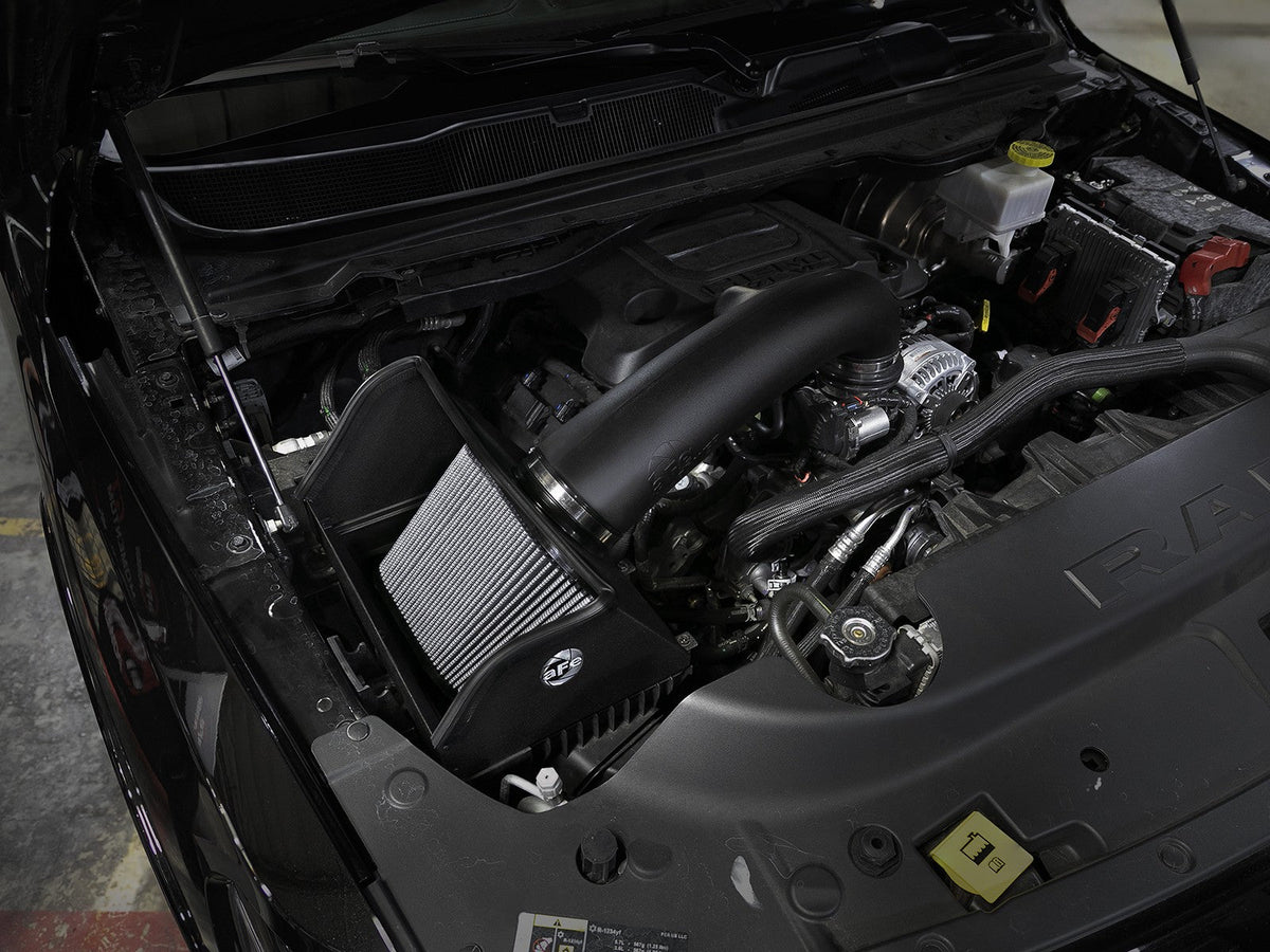 Rapid Induction Cold Air Intake System w/ Pro Dry S Filter Ram 1500 (Dt) 19-26 V8-5.7L Hemi aFe Power aFe Power