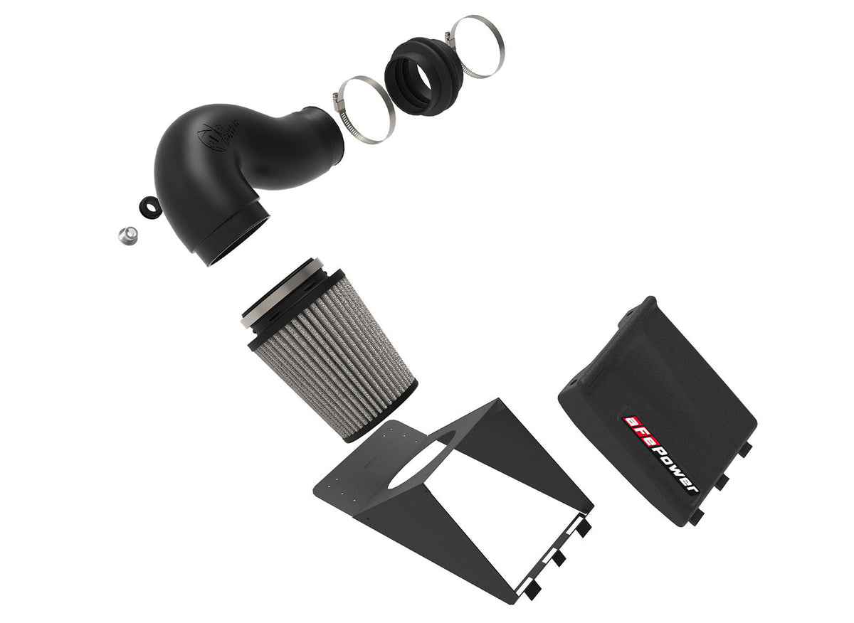 Rapid Induction Cold Air Intake System w/ Pro Dry S Filter Ford Taurus Sho /Flex 10-19/Explorer 13-19 V6-3.5L (tt) aFe Power aFe Power