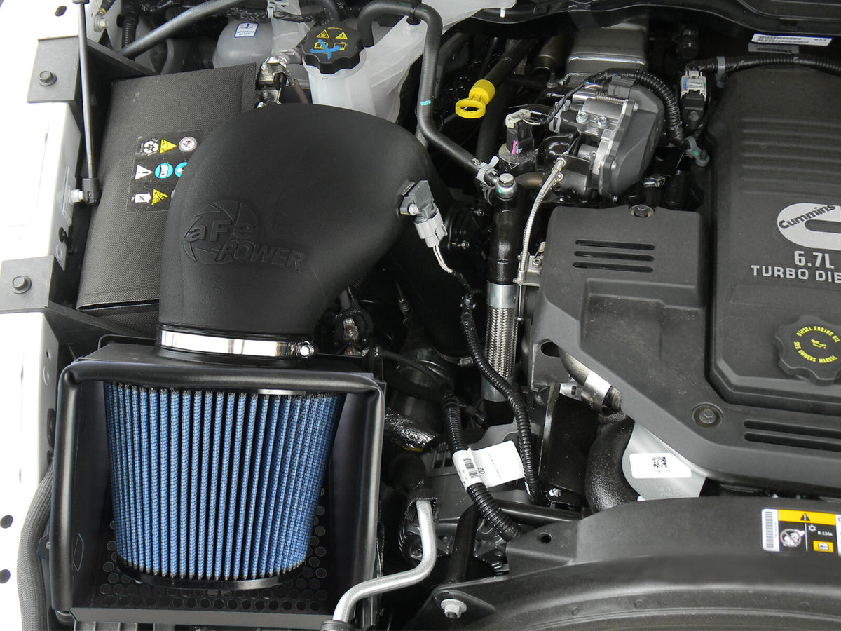 Rapid Induction Cold Air Intake System w/ Pro 5R Filter Ram Diesel Trucks 13-18 L6-6.7L (td) aFe Power aFe Power