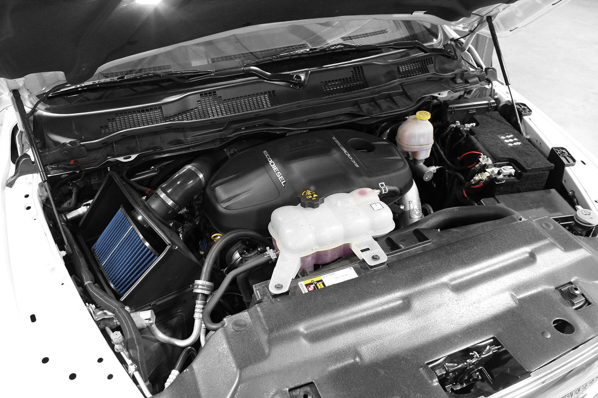 Rapid Induction Cold Air Intake System w/ Pro 5R Filter Ram 1500 EcoDiesel 14-18/1500 Classic 2019 V6-3.0L (td) aFe Power aFe Power