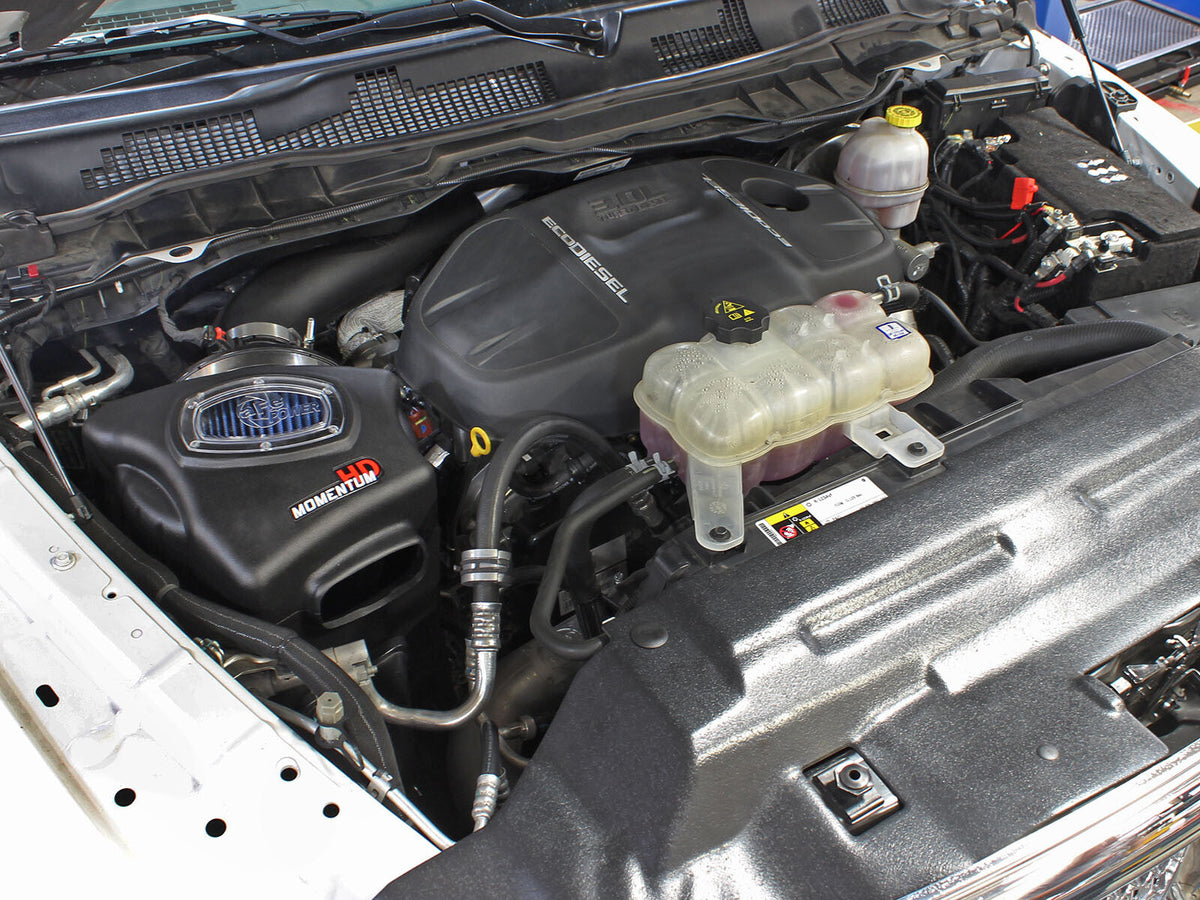 Momentum HD Cold Air Intake System w/ Pro 5R Filter Ram 1500 EcoDiesel 14-18/1500 Classic 2019 V6-3.0L (td) aFe Power aFe Power