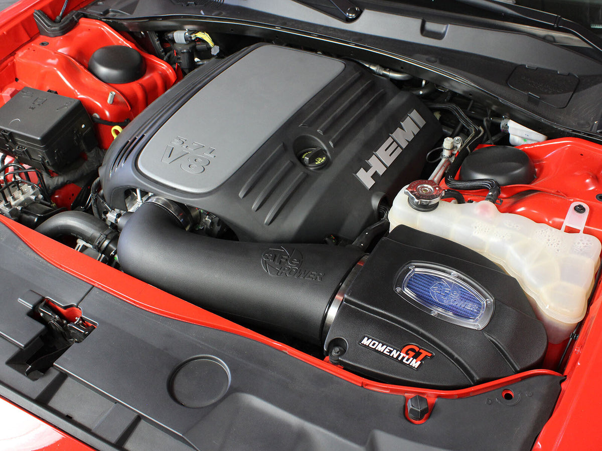 Momentum GT Cold Air Intake System w/ Pro 5R Filter Dodge Challenger/Charger R/T 11-23 V8-5.7L Hemi aFe Power aFe Power