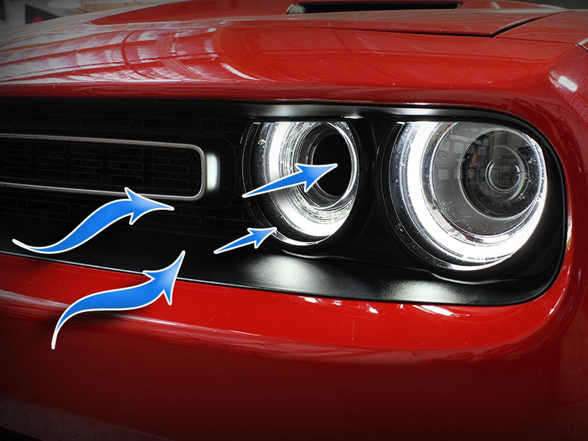 Dynamic Air Scoop D.A.S. Green Dodge Challenger 15-23 V6-3.6L/V8-5.7L/6.4L/6.2L (sc) Hemi aFe Power aFe Power