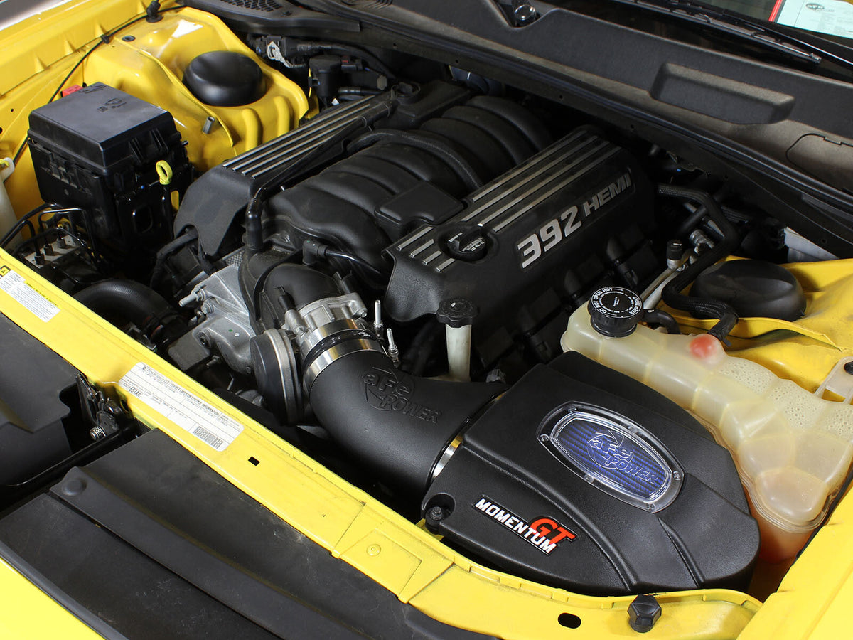 Momentum GT Cold Air Intake System w/ Pro 5R Filter Dodge Challenger/Charger/Chrysler 300 SRT8/SRT 11-23 V8-6.4L Hemi aFe Power aFe Power
