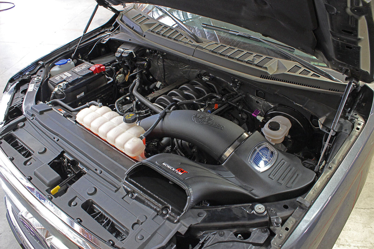 Momentum GT Cold Air Intake System w/ Pro 5R Filter Ford F-150 15-20 V8-5.0L aFe Power aFe Power