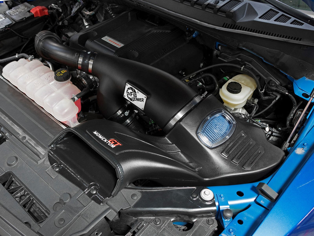 Momentum GT Cold Air Intake System w/ Pro 5R Filter Ford F-150/Raptor 17-20 V6-3.5L (tt) aFe Power aFe Power