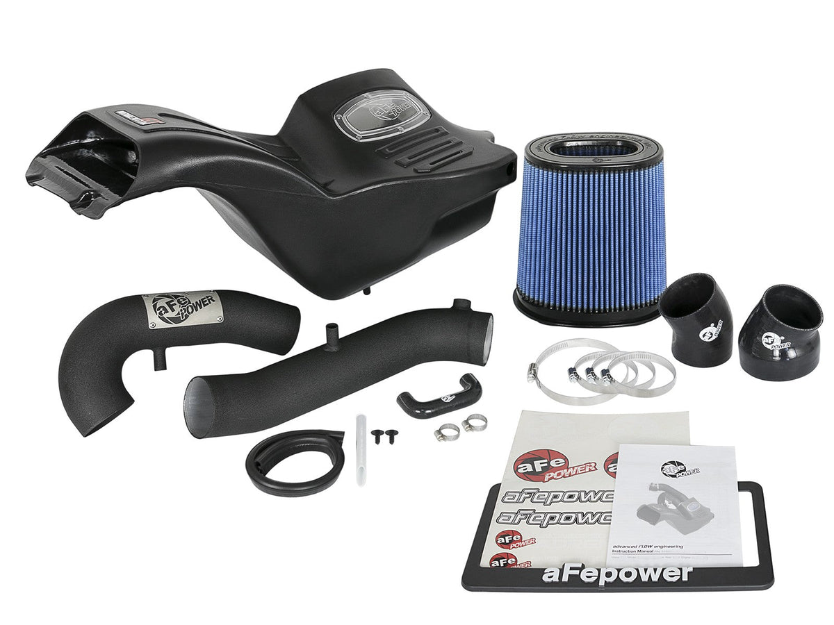 Momentum Xp Cold Air Intake System w/ Pro 5R Filter Ford F-150 Raptor 17-20 V6-3.5L (tt) aFe Power aFe Power