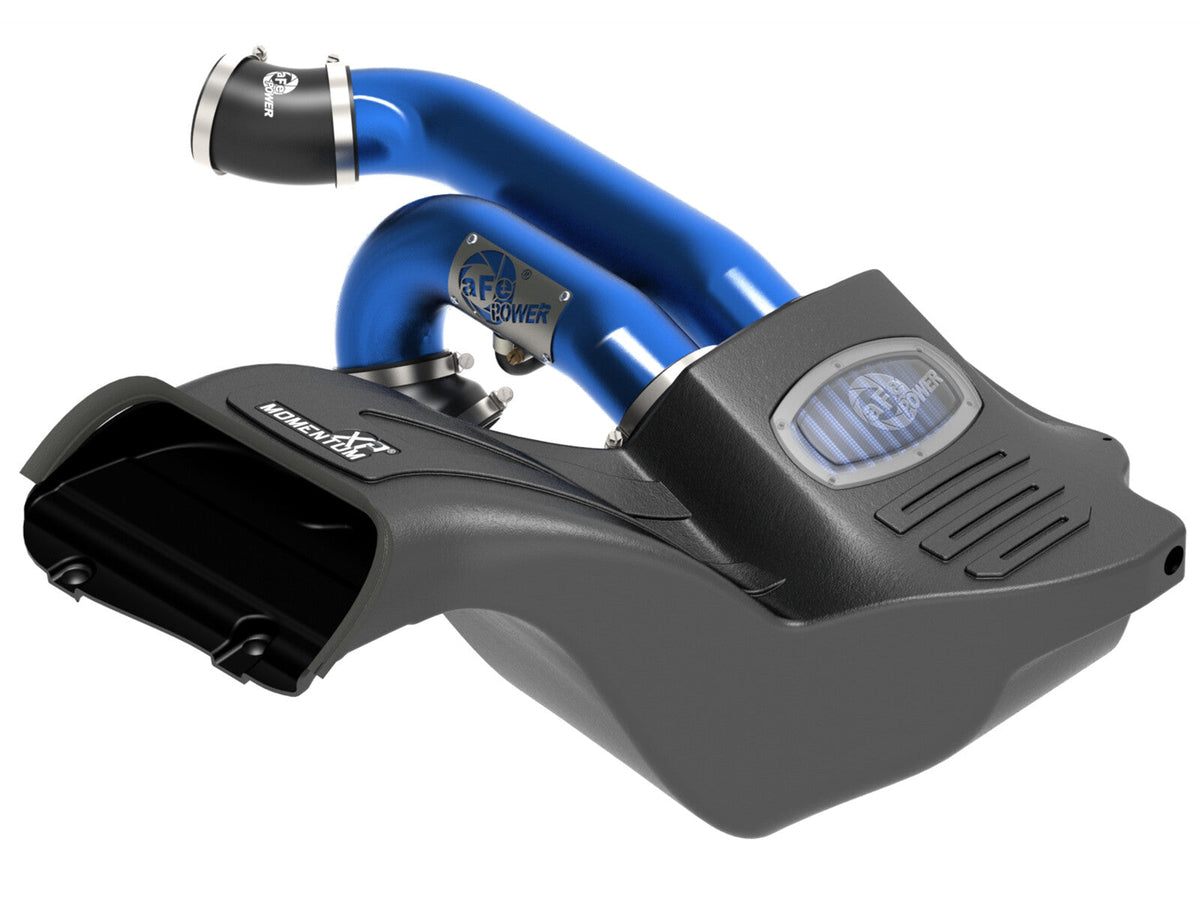 Momentum Xp Cold Air Intake System w/ Pro 5R Filter Blue Ford F-150 Raptor 17-20 V6-3.5L (tt) aFe Power aFe Power