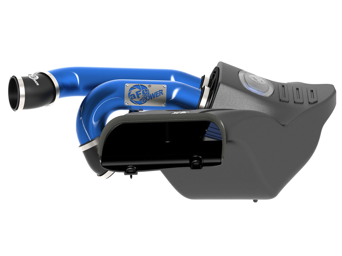 Momentum Xp Cold Air Intake System w/ Pro 5R Filter Blue Ford F-150 Raptor 17-20 V6-3.5L (tt) aFe Power aFe Power