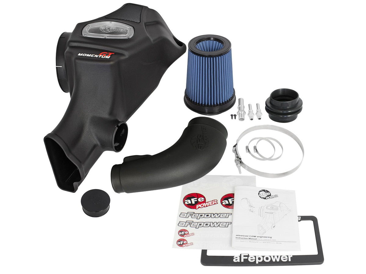 Momentum GT Cold Air Intake System w/ Pro 5R Filter Ford Mustang 15-17 V6-3.7L aFe Power aFe Power