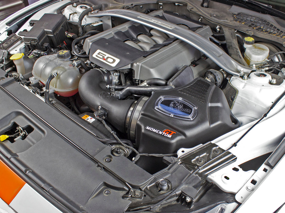 Momentum GT Cold Air Intake System w/ Pro 5R Filter Ford Mustang GT 15-17 V8-5.0L aFe Power aFe Power