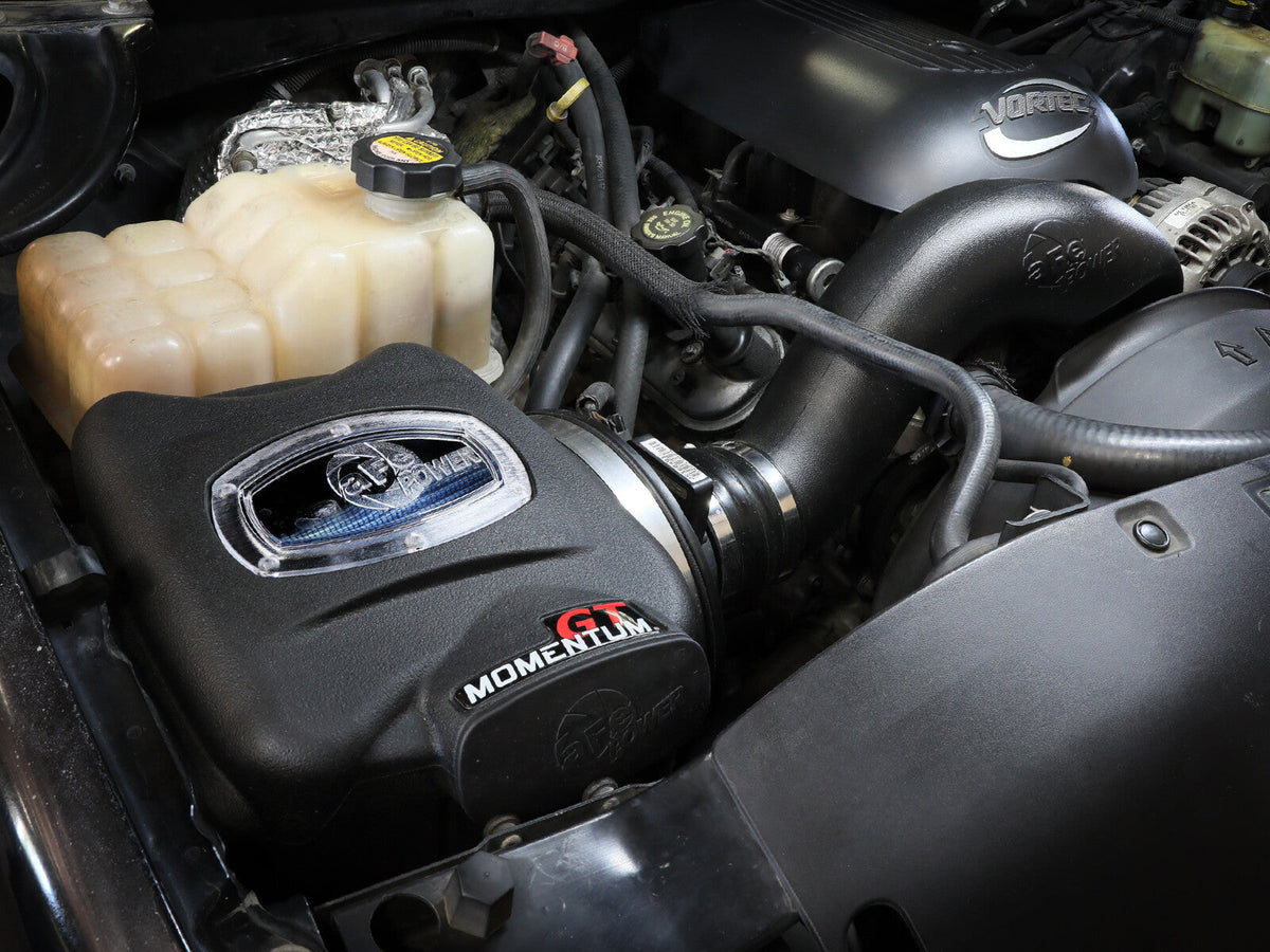 Momentum GT Cold Air Intake System w/ Pro 5R Filter GM Trucks/SUVs 99-06/2007 Classic V8-4.8L/5.3L/6.0L (GMT800) aFe Power aFe Power