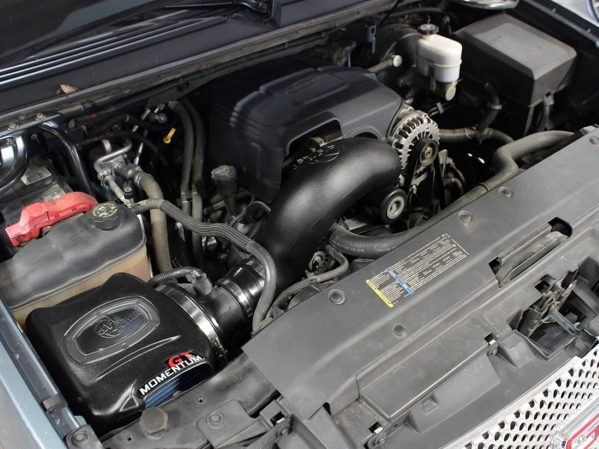Momentum GT Cold Air Intake System w/ Pro 5R Filter GM Trucks/SUVs 07-08 V8-4.8L/5.3L/6.0L/6.2L (GMT900) aFe Power aFe Power