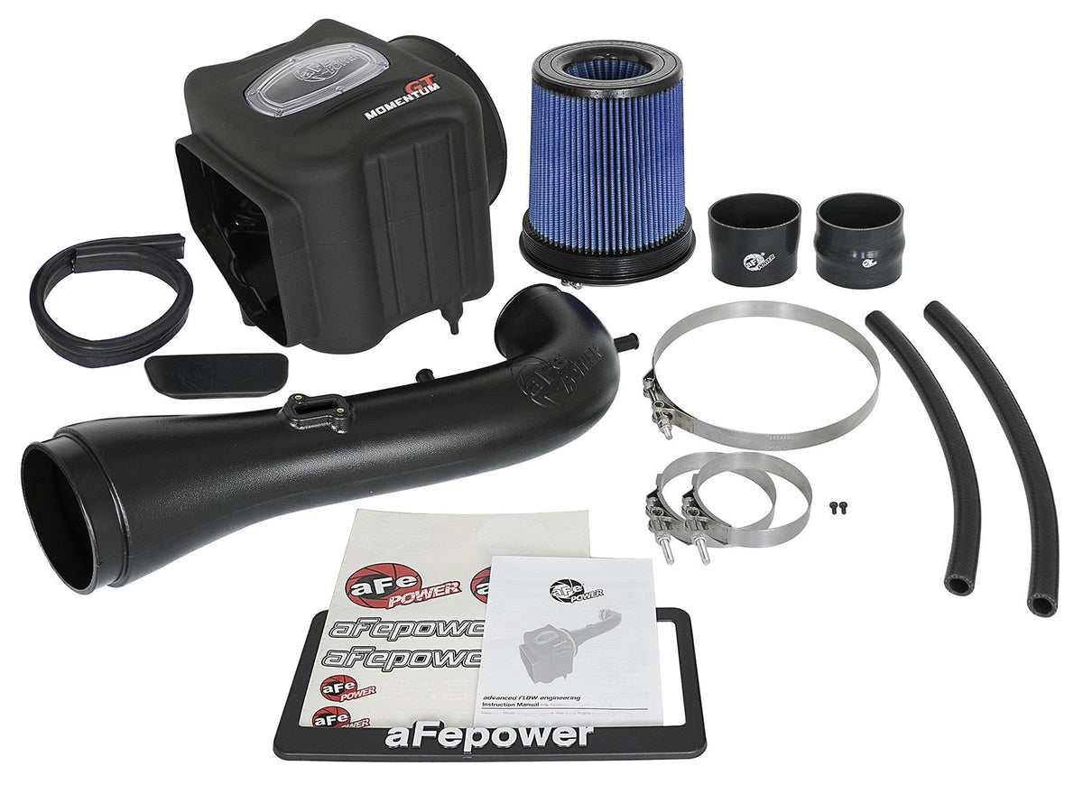 Momentum GT Cold Air Intake System w/ Pro 5R Filter GM Silverado/Sierra 1500 14-19/Tahoe/Suburban/Yukon/XL/Escalade 15-20 V8-5.3L/6.2L aFe Power aFe Power