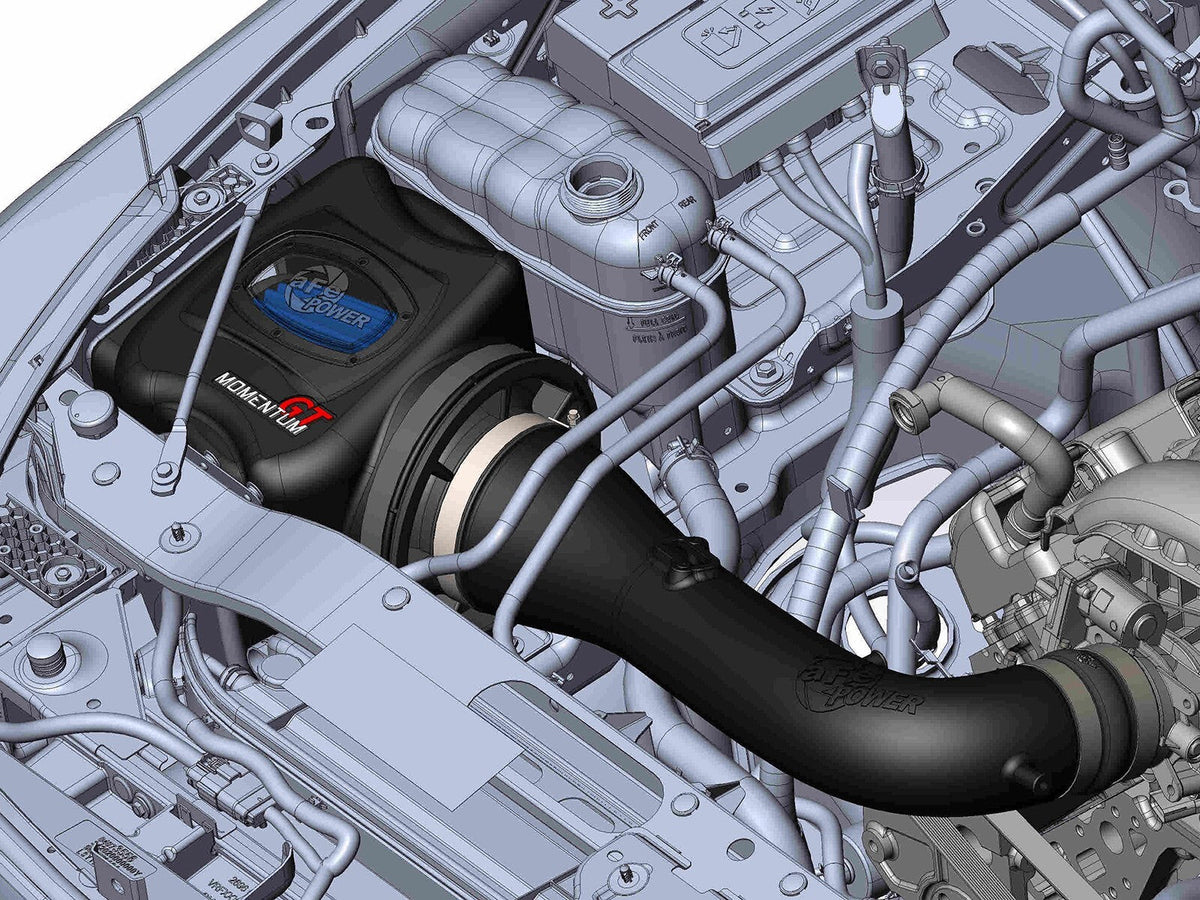 Momentum GT Cold Air Intake System w/ Pro 5R Filter GM Silverado/Sierra 1500 14-19/Tahoe/Suburban/Yukon/XL/Escalade 15-20 V8-5.3L/6.2L aFe Power aFe Power