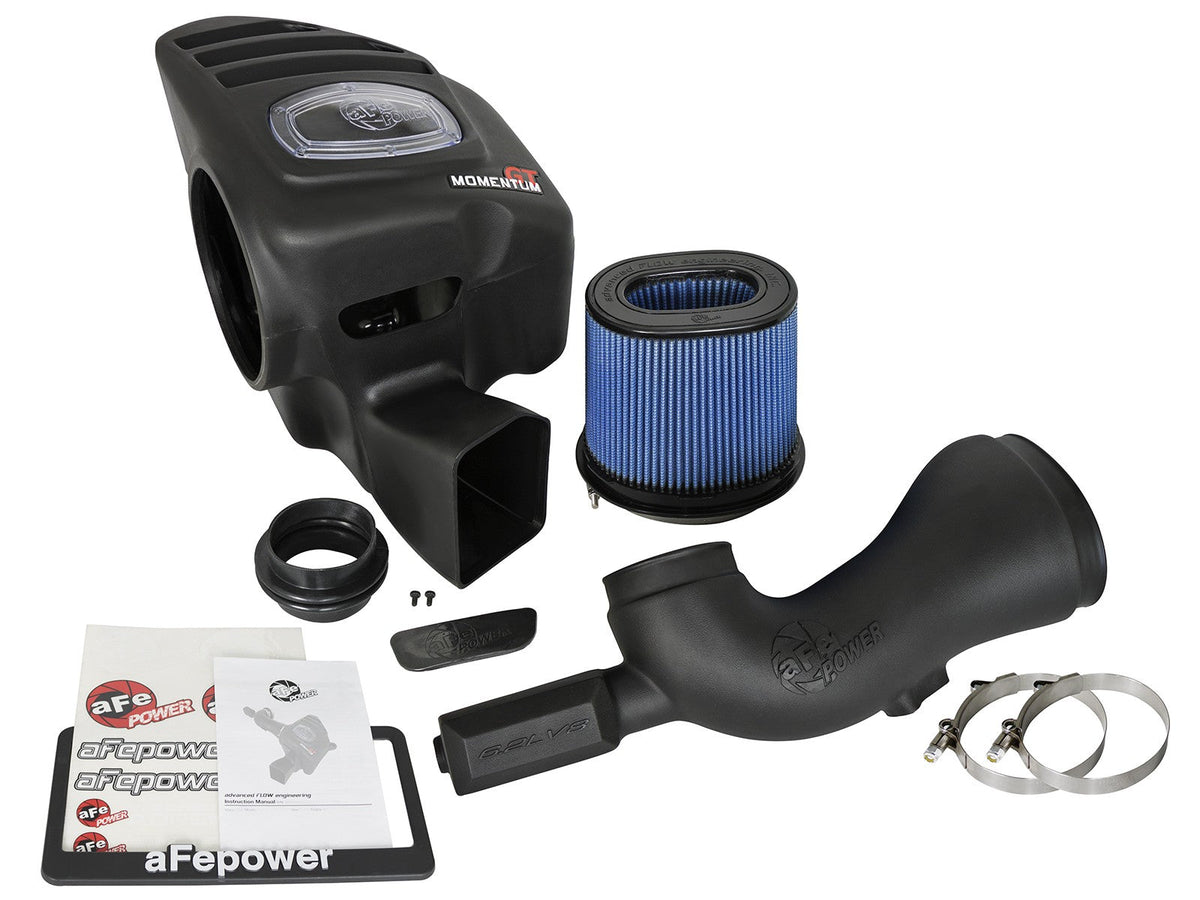 Momentum GT Cold Air Intake System w/ Pro 5R Filter Chevrolet Camaro SS 13-15 V8-6.2L (sc) aFe Power aFe Power