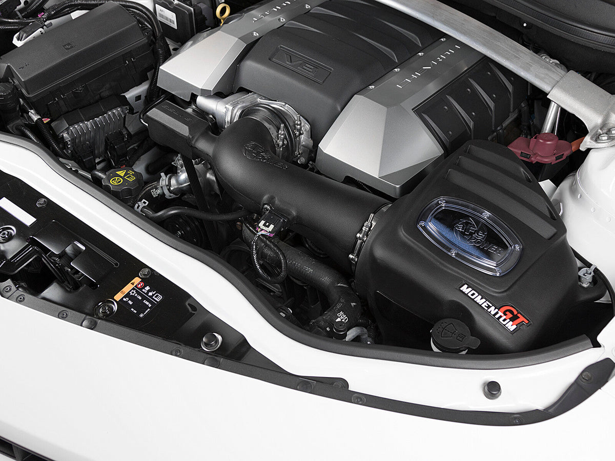Momentum GT Cold Air Intake System w/ Pro 5R Filter Chevrolet Camaro SS 13-15 V8-6.2L (sc) aFe Power aFe Power